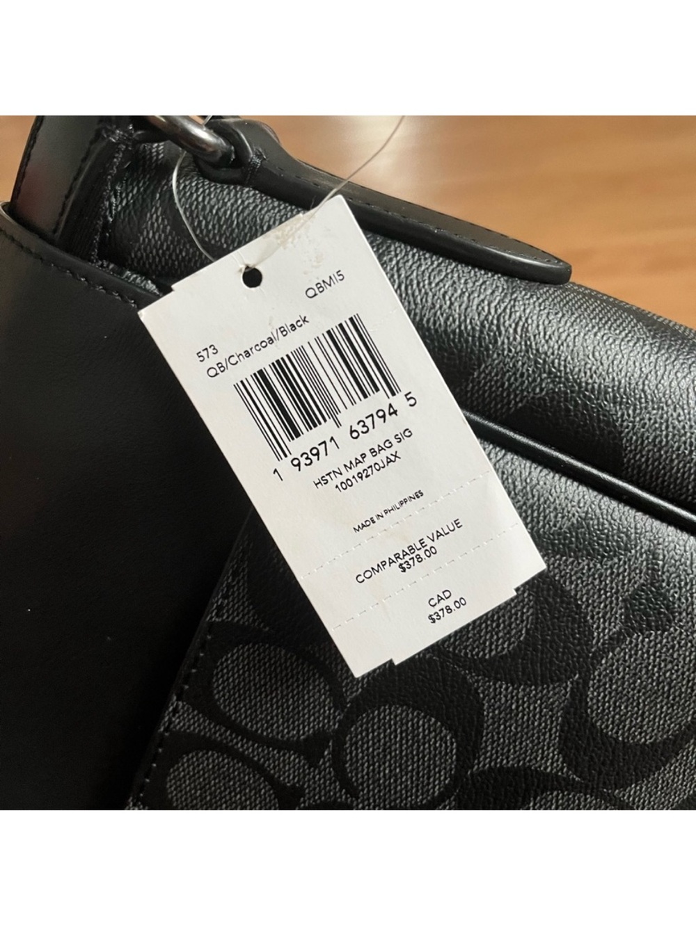 Coach Huston Signature Charcoal Black # 573 - Picture 13 of 13